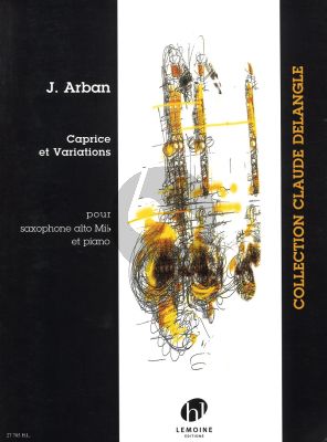 Arban Caprice & Variations Saxophone Alto-Piano (advanced)