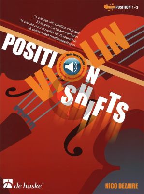 Position Shifts for Violin (Bk- Audio Online) (36 Pieces with Position Changes) (Position 1 - 3)