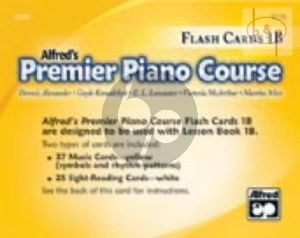 Premier Piano Course Book 1B Flash Cards