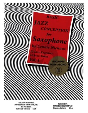 Niehaus Basic Jazz Conception Vol.1 Saxophone Book with Cd (12 Jazz Exercises and 10 Jazz Tunes)