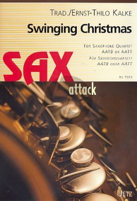Kalke Swinging Christmas 4 Saxophones (AATB/AATT) (Score/Parts)