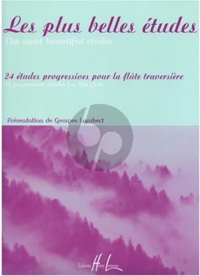 Les Plus Belles Etudes (24 Etudes Progressives) Flute (Georges Lambert)