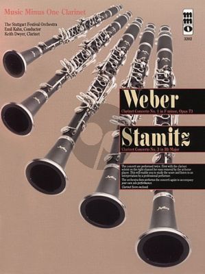 Weber Concerto No.1 F-minor Op.73 & Stamitz C. Concerto No.3 B-flat Clarinet-Orchestra (Bk-Cd) (MMO)