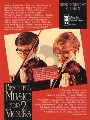 Beautiful Music for 2 Violins Vol.2 (2nd. Position) (Bk-Cd) (MMO)