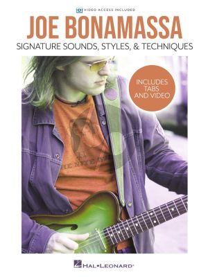 Joe Bonamassa – Signature Sounds, Styles & Techniques (Book with video online)