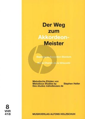 Holzschuh Der Weg zum Akkordeon Meister Vol.8 (Melodische Etüden)