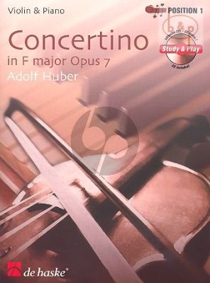 Concertino F-Major Op.7 for Violin-Piano Book with Cd
