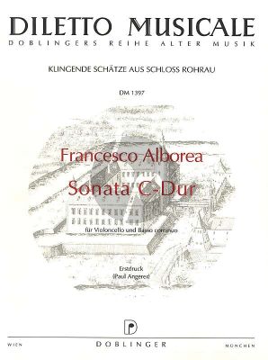 Alborea Sonata C-major Violoncello-Bc (edited Paul Angerer)