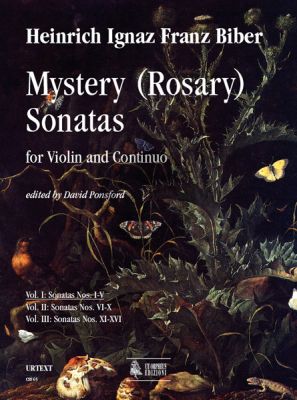 Biber Mystery (Rosary) Sonatas Vol.1 No.1 - 4 for Violin and Bc (edited by David Ponsford)