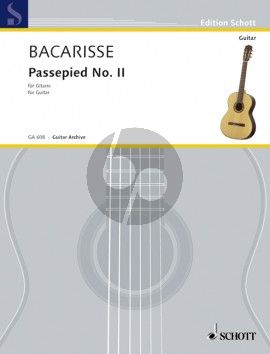 Bacarisse Passepied No. 2 Gitarre (Narcisio Yepes)