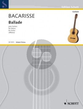 Bacarisse Ballade für Gitarre (Nicolas Alfonso)