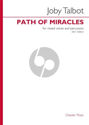 Talbot Path of Miracles SATB-Percussion Vocal Score (2021 Edition)