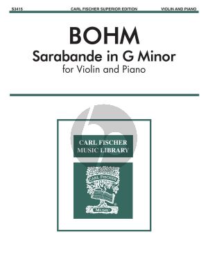 Sarabande G-Minor