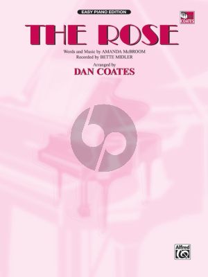 Midler The Rose for Easy Piano (Arranged by Dan Coates)