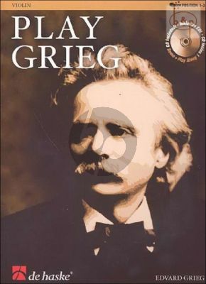 Play Grieg for Violin (Bk-Cd) (arr. Kernen- Kampstra) (interm.level) (CD as Play-Along and Demo)