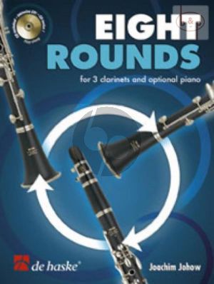 8 Rounds (3 Clarinets) (with opt.Piano) (Bk-Cd)