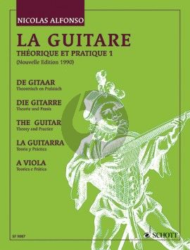 Alfonso The Guitar Vol. 1 (Theory and Practice - Full Board School) (germ./engl./span./port./dutch)