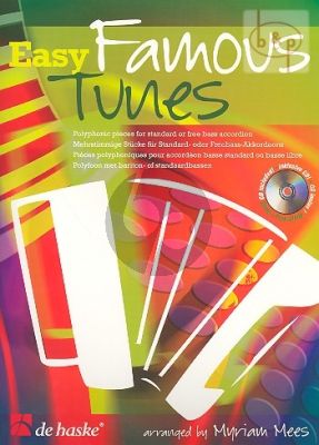 Easy Famous Tunes (Accordion) (Bk-Cd) (CD as play-along and demo)