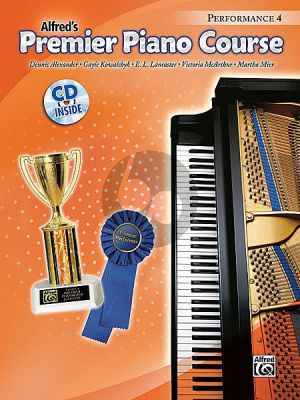 Premier Piano Course 4 Performance Book 4 (Bk-Cd)