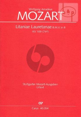 Litaniae Lauretanae B.M.V. KV 109[74e] B-flat major