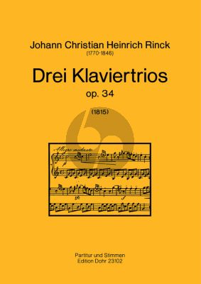 3 Klaviertrios Op.34 Vi-Vc. (obligés)-Klavier