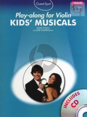 Guest Spot Kid's Musicals Play-Along for Violin