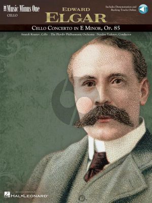 Elgar Concerto e-minor Op.85 Violoncello-Orchestra (Bk- 2 CD's) (Music Minus One)