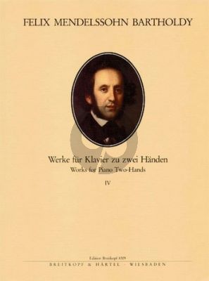 Mendelssohn Lieder ohne Worte (Klavierwerke Vol.4) (Julius Rietz)