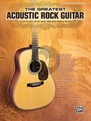 Album The Greatest Acoustic Rock Guitar Vocal-Guitar TAB (45 of the best Guitar Songs from your Favorite Artists)