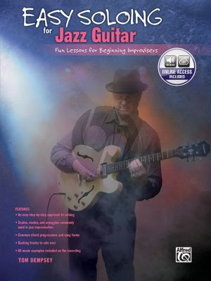Dempsey Easy Soloing for Jazz Guitar (Fun Lessons for Beginning Improvisers) (Book with Audio online)