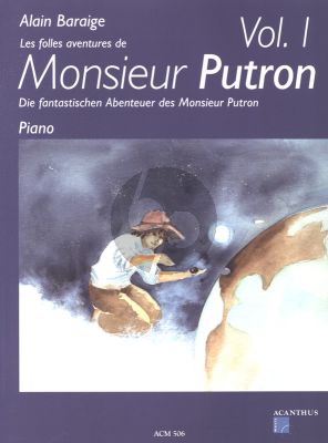 Baraige Adventures Monsieur Putron Vol.1 Piano (Bk-Cd)