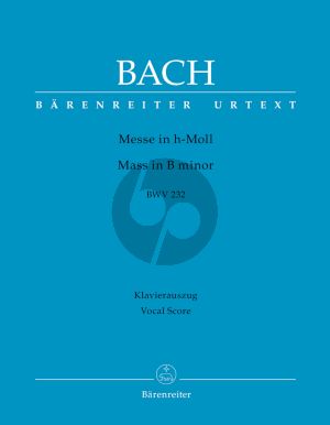 Bach Messe in h-Moll BWV 232 (Hohe Messe) (Vocal Score) (lat.) (Nach dem Urtext der Neuen Bach-Ausgabe) (Revised Edition) (edited by Uwe Wolf)