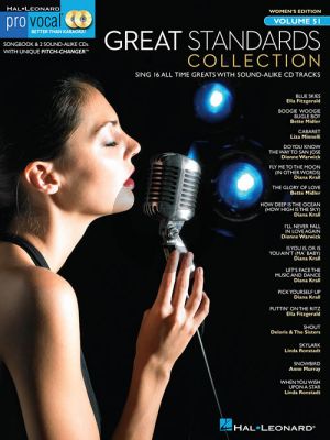 Great Standards Collection (Pro Vocal Woman Edition Vol.51) (Bk-Cd)