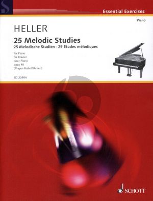 Heller 25 Melodic Studies Op.45 Piano (Mayer-Mahr und Wilhelm Ohmen) (Schott)