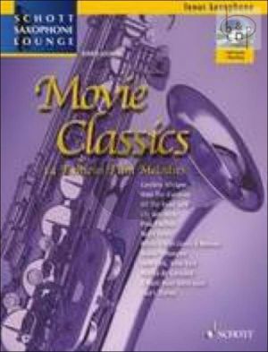 Movie Classics (Tenor Saxophone-Piano) Book-Online Audio