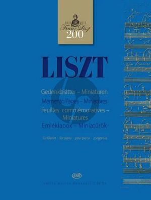 Liszt Memento Pages - Miniatures