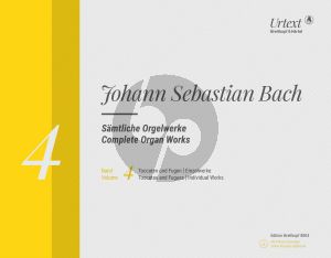 Bach Samtliche Orgelwerke Vol.4 (Toccaten-Fugen und Einzelwerke) (Bk-CD Rom) (edited by Jean-Claude Zehnder)