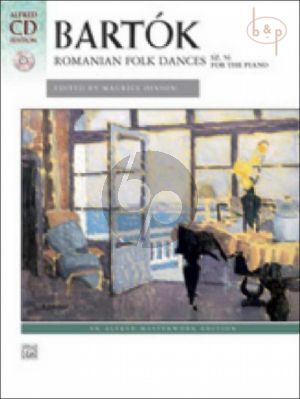 Bartok Romanian Folk Dances SZ.56 Piano (Book with Demo CD) (Hinson)
