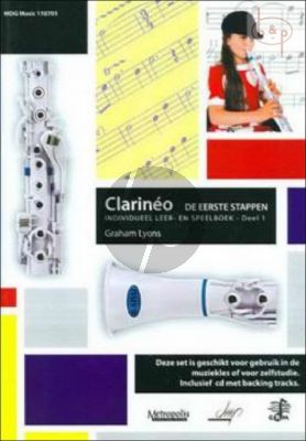 Clarineo Leer- en Speelboek Volume 1 Bk-Cd