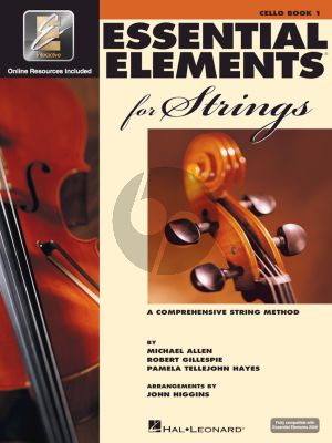 Gillespie Allen Tellejohn Hayes Essential Elements for Strings for Cello Vol.1 Book with Audio Online (A Comprehensive String Method)
