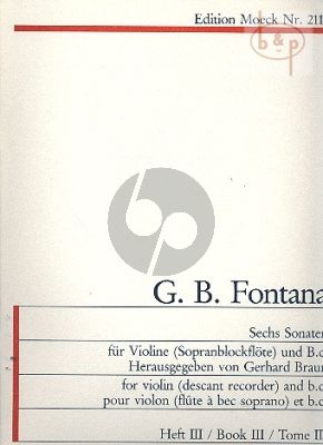 6 Sonaten Vol.3 (Sonata Quinta & Sexta) (edited