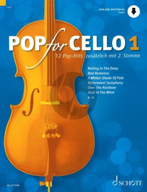 Pop for Cello Vol.1 (with 2nd Part) (Bk-Audio Online) (edited by Michael Zlanabitnig)