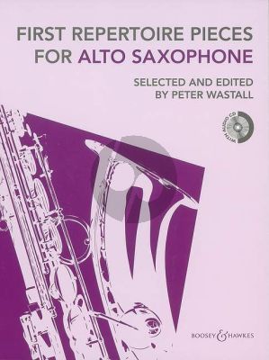 First Repertoire Pieces for Alto Sax. (with Piano accomp.) (Bk-Cd) (Wastall)