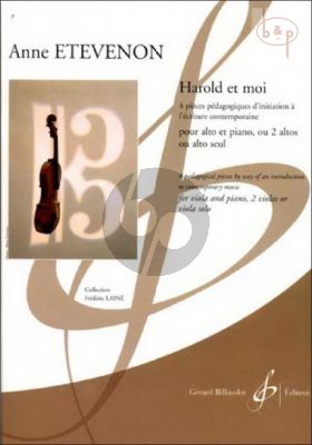 Harold et moi (4 Pedagogical Pieces) (Viola-Piano or 2 Violas or Viola solo)