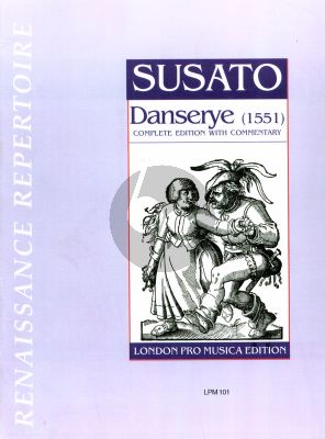 Susato Danserye (1551) (Het derde musyck boexken) for 4 Recorders (SATB) Score (edited by Bernard Thomas)
