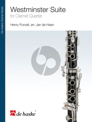 Purcell Westminster Suite for 4 Clarinets (Score/Parts) (arr. Jan de Haan)