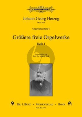 Herzog Orgelwerke Vol.6 Größere freie Orgelwerke Heft 1 (Ped.) (ed. Konrad Klek)