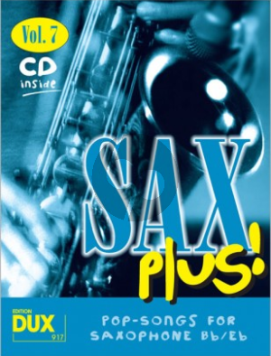 Album Sax Plus! Vol.7 - 8 World-Known Titles for Alto- or Tenor Saxophone (Book-Cd)