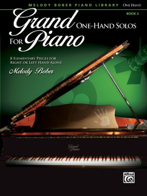 Bober Grand One-Hand Solos Vol.2 8 elementary Pieces for Right or Left Hand alone