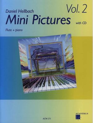 Hellbach Mini Pictures Volume 2 Dwarsfluit met Piano (Bk-Cd)